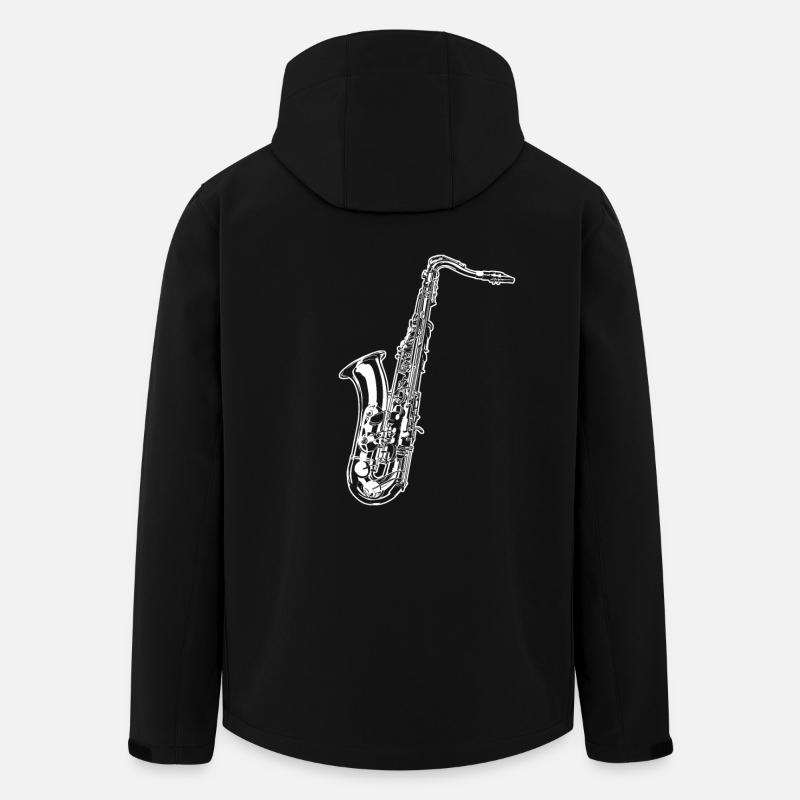 Saxophone - Men’s Recycled Softshell Jacket by Stanley/Stella - black