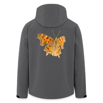 Papillon C-Moth - Veste softshell homme en polyester recyclé Stanley/Stella - noir - Dos - AI Model Male 185 light (185cm)