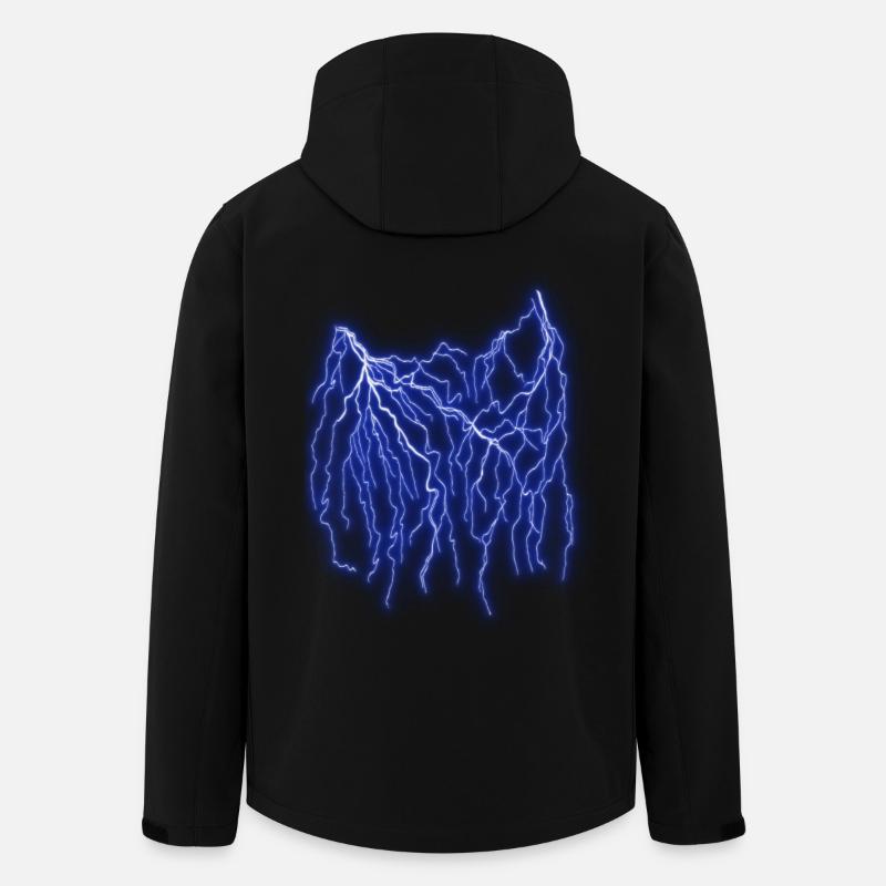 Lightning - Men’s Recycled Softshell Jacket by Stanley/Stella - black