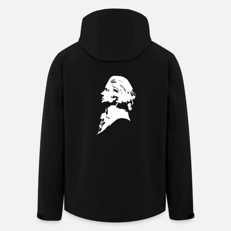 Mozart - Recycelte Männer Softshell-Jacke von Stanley/Stella - Schwarz