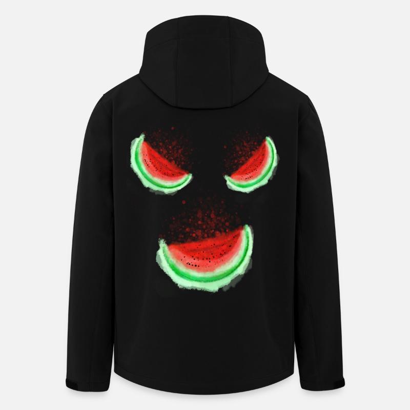 Melon smile - Men’s Recycled Softshell Jacket by Stanley/Stella - black