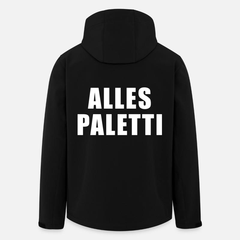 Alles Paletti - Recycelte Männer Softshell-Jacke von Stanley/Stella - Schwarz