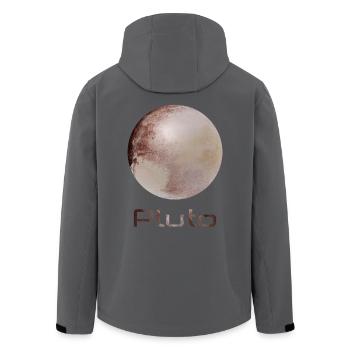 Pluto - Recycelte Männer Softshell-Jacke von Stanley/Stella - Schwarz - Hinten - AI Model Male 185 light (185cm)