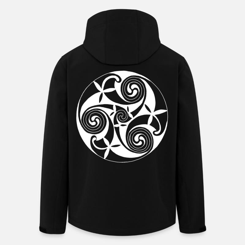 Symbole de la nature - Veste softshell homme en polyester recyclé Stanley/Stella - noir