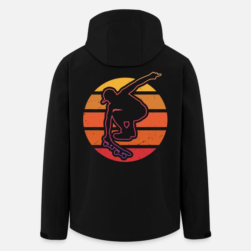 Skateboarder - Recycelte Männer Softshell-Jacke von Stanley/Stella - Schwarz