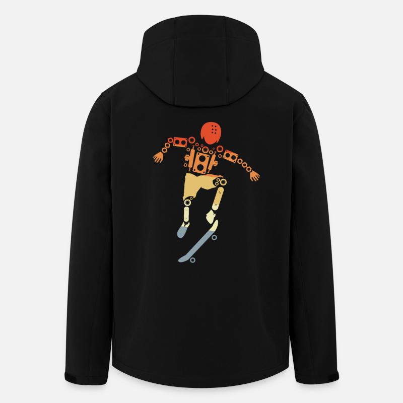 Skateboarder - Recycelte Männer Softshell-Jacke von Stanley/Stella - Schwarz