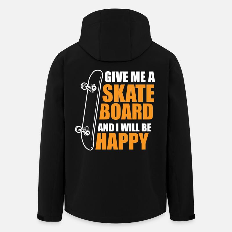 Skater Spruch - Recycelte Männer Softshell-Jacke von Stanley/Stella - Schwarz