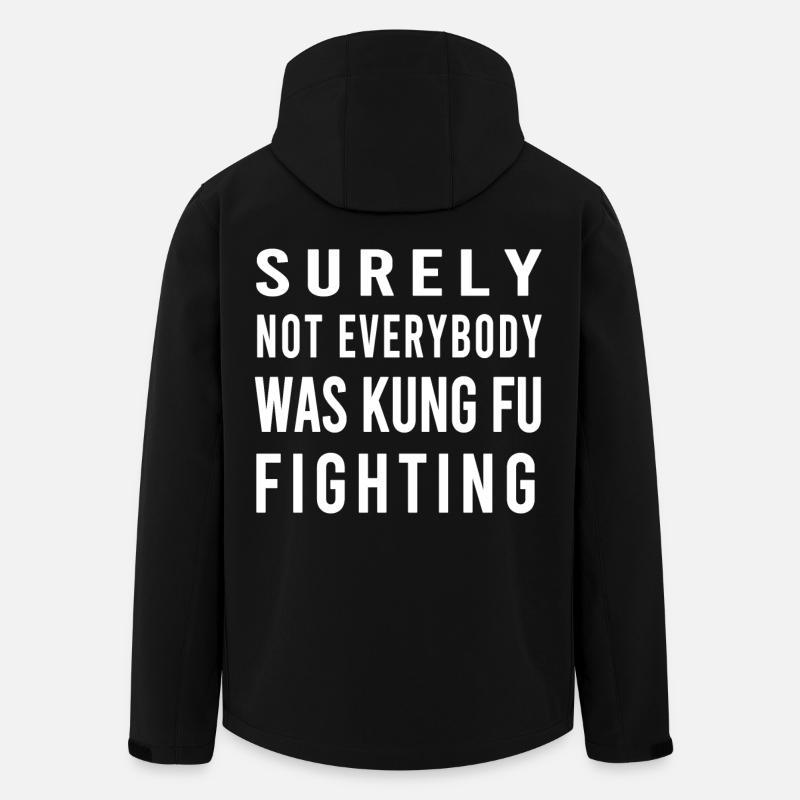 Nicht jeder war Kung-Fu-Stil - Recycelte Männer Softshell-Jacke von Stanley/Stella - Schwarz