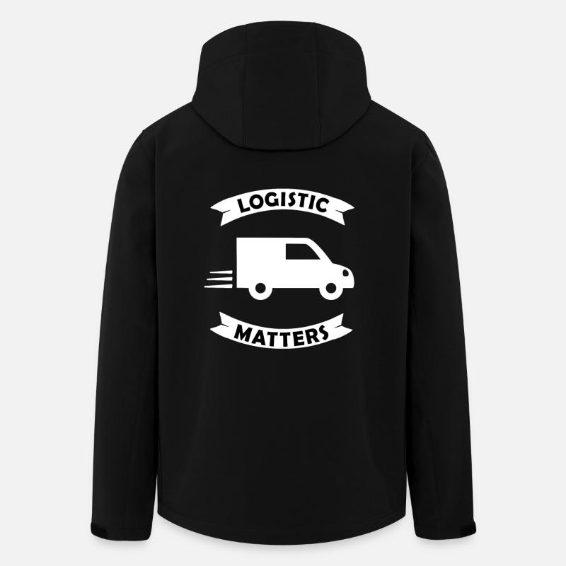 Logistique et transport - Veste softshell homme en polyester recyclé Stanley/Stella - noir