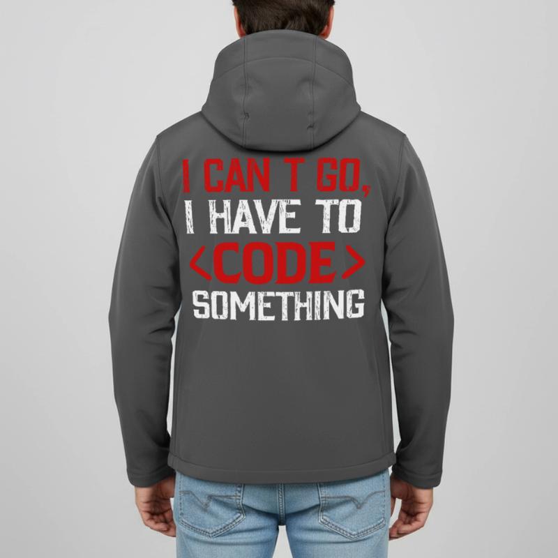 Programmeur, Nerd , Code informatique Veste softshell homme en polyester recyclé Discoverer Stanley/Stella