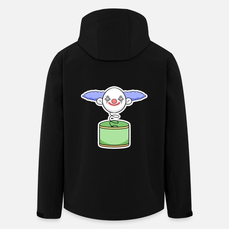Clown - Recycelte Männer Softshell-Jacke von Stanley/Stella - Schwarz