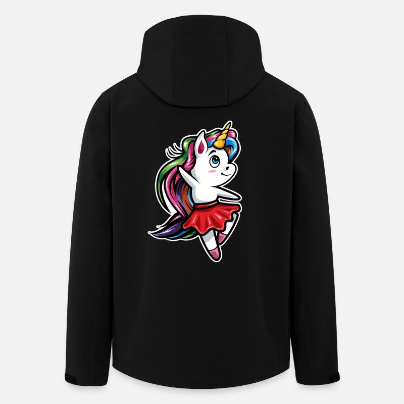 Unicorn ballerina - Men’s Recycled Softshell Jacket by Stanley/Stella - black