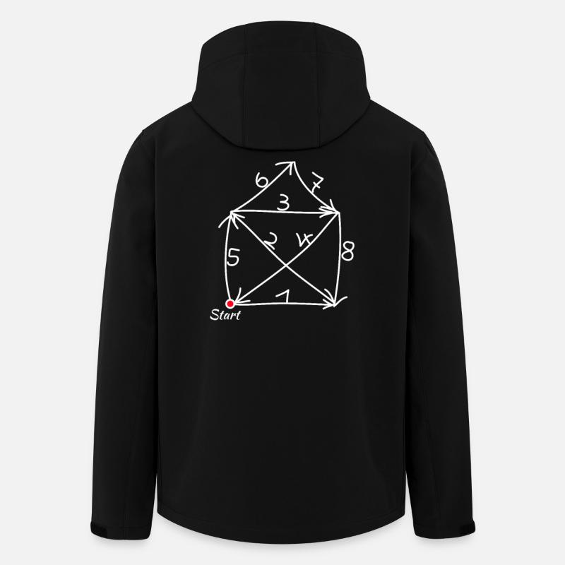 Haus vom Nikolaus Anleitung endlich! - Recycelte Männer Softshell-Jacke von Stanley/Stella - Schwarz