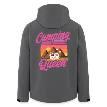 Camping Queen - Veste softshell homme en polyester recyclé Stanley/Stella - noir - Dos - AI Model Male 185 light (185cm)