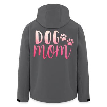 Maman de chien - Veste softshell homme en polyester recyclé Stanley/Stella - charbon - Dos - AI Model Male 185 light (185cm)