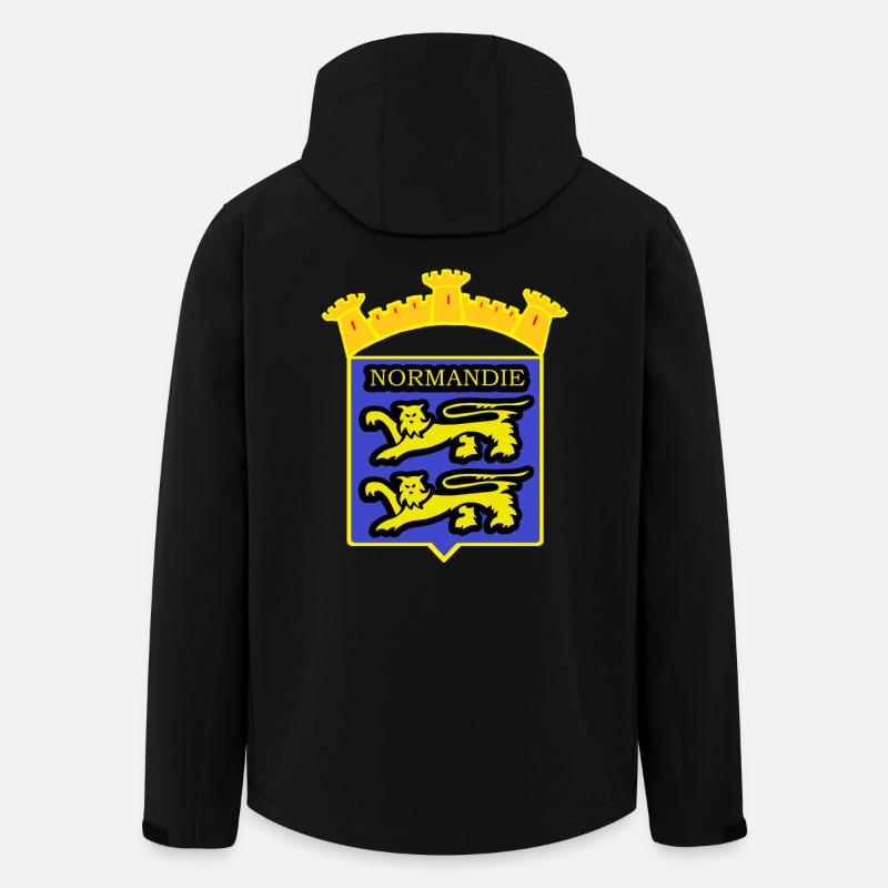NORMANDY ABZEICHEN - Recycelte Männer Softshell-Jacke von Stanley/Stella - Schwarz