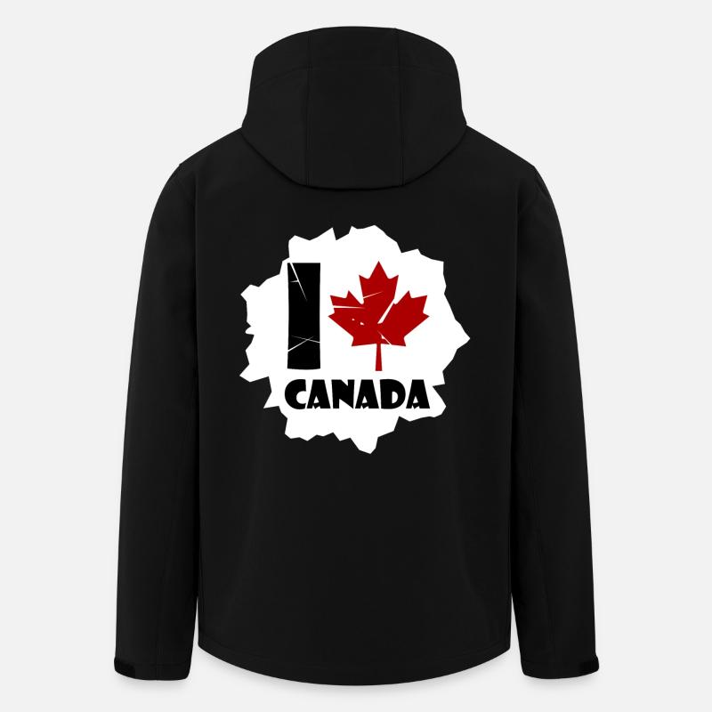 Canada - Men’s Recycled Softshell Jacket by Stanley/Stella - black