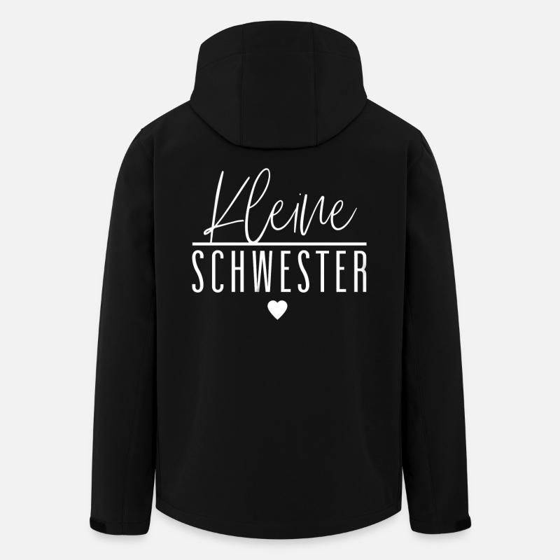 Kleine Schwester - Recycelte Männer Softshell-Jacke von Stanley/Stella - Schwarz
