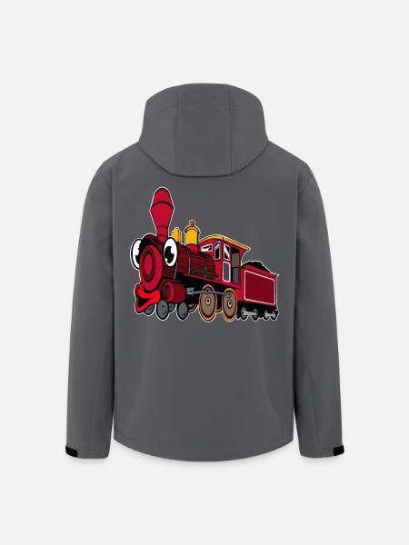 locomotive - Men’s Recycled Softshell Jacket by Stanley/Stella - black
