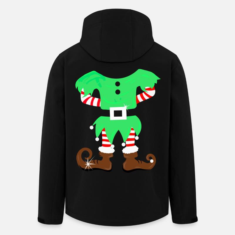 Weihnachtself Kostüm Elf - Wichtel Anzug - Recycelte Männer Softshell-Jacke von Stanley/Stella - Schwarz