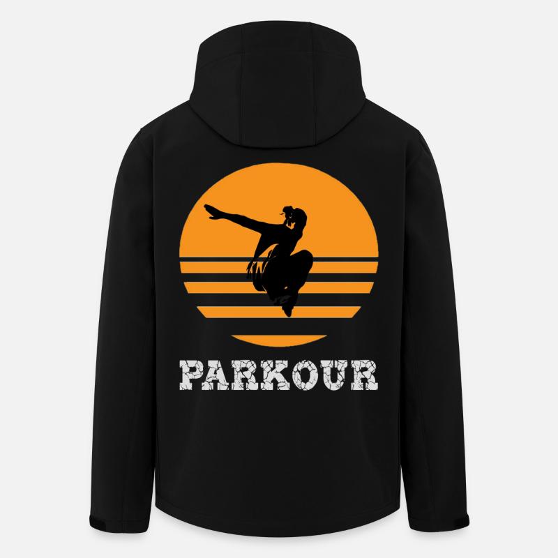 Parkour - Recycelte Männer Softshell-Jacke von Stanley/Stella - Schwarz