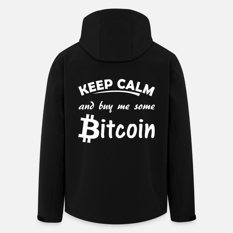 Bitcoin - Veste softshell homme en polyester recyclé Stanley/Stella - noir