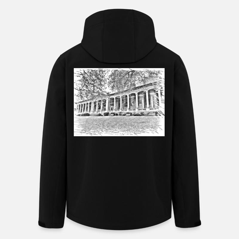 Baden Baden Kurhaus - Recycelte Männer Softshell-Jacke von Stanley/Stella - Schwarz