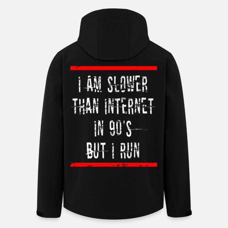 Slow Runner Running Run Gift - Men’s Recycled Softshell Jacket by Stanley/Stella - black