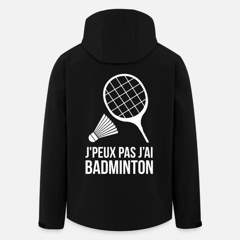 Badminton - Men’s Recycled Softshell Jacket by Stanley/Stella - black