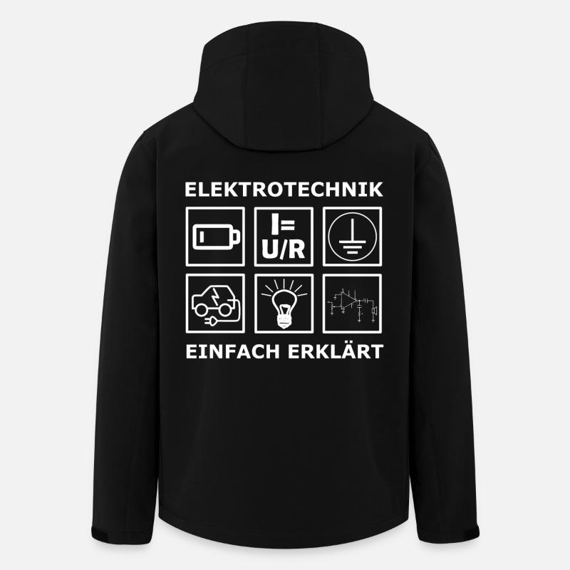 Elektrotechnik Ingenieur Studium - Recycelte Männer Softshell-Jacke von Stanley/Stella - Schwarz