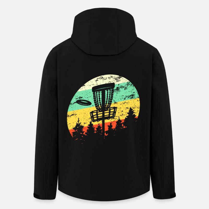 Frisbeegolf Gift - Men’s Recycled Softshell Jacket by Stanley/Stella - black