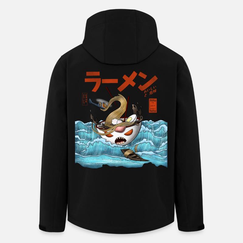 Ramen - Recycelte Männer Softshell-Jacke von Stanley/Stella - Schwarz