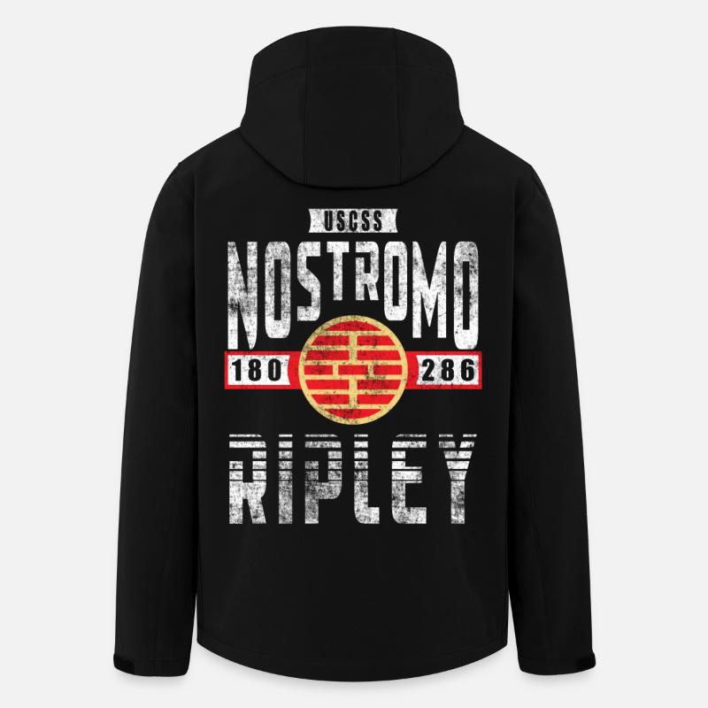 Alien Nostromo grade d'équipage Ripley - Veste softshell homme en polyester recyclé Stanley/Stella - noir