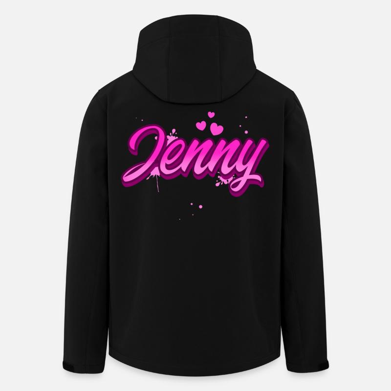 Jenny - Recycelte Männer Softshell-Jacke von Stanley/Stella - Schwarz