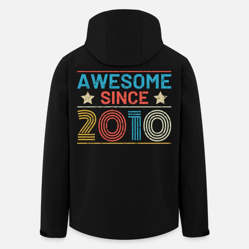 Awesome seit 2010 - Recycelte Männer Softshell-Jacke von Stanley/Stella - Schwarz