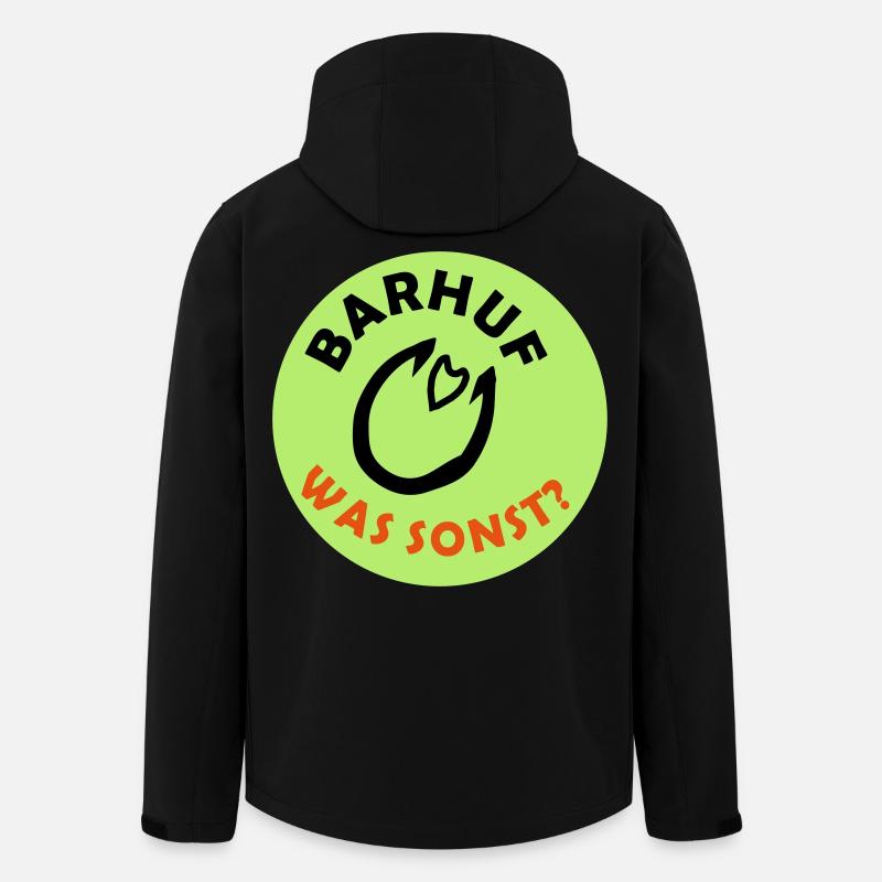 Barefoot Statement - Men’s Recycled Softshell Jacket by Stanley/Stella - black