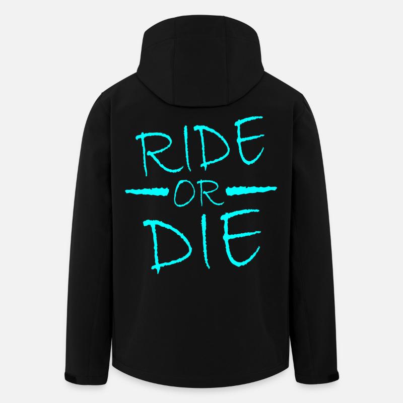 Ride or Die - Recycelte Männer Softshell-Jacke von Stanley/Stella - Schwarz