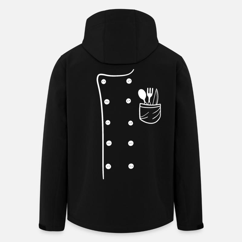 Koch - Recycelte Männer Softshell-Jacke von Stanley/Stella - Schwarz