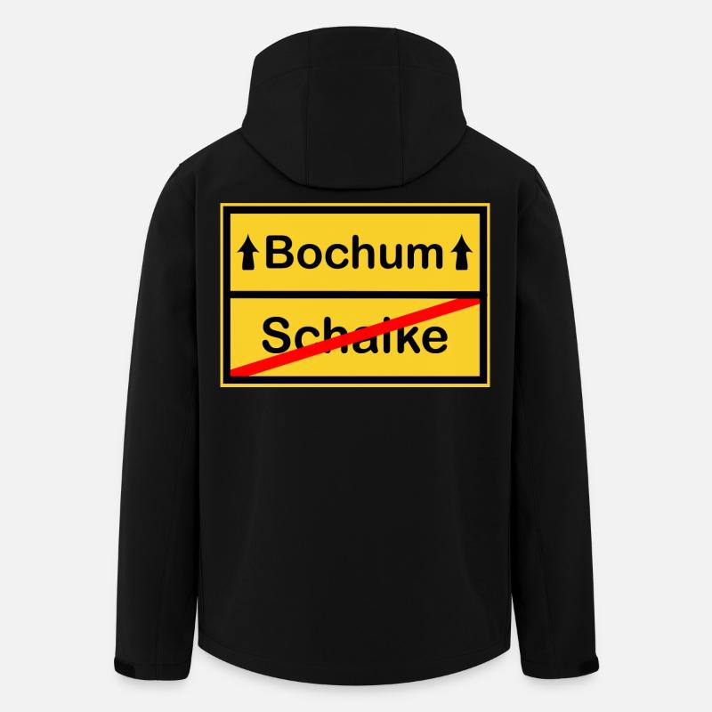 Bochum Aufstieg - Recycelte Männer Softshell-Jacke von Stanley/Stella - Schwarz