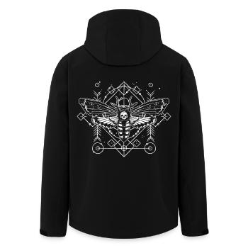 Cégep tarot jaune Aesthetic Goth - Veste softshell homme en polyester recyclé Stanley/Stella - noir - Dos - AI Model Male 185 light (185cm)
