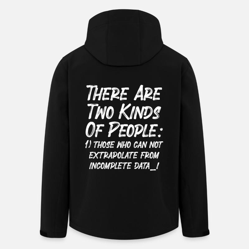 Incomplete Data Funny Science Nerd - Men’s Recycled Softshell Jacket by Stanley/Stella - black