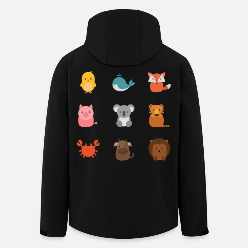 Natur - Recycelte Männer Softshell-Jacke von Stanley/Stella - Schwarz