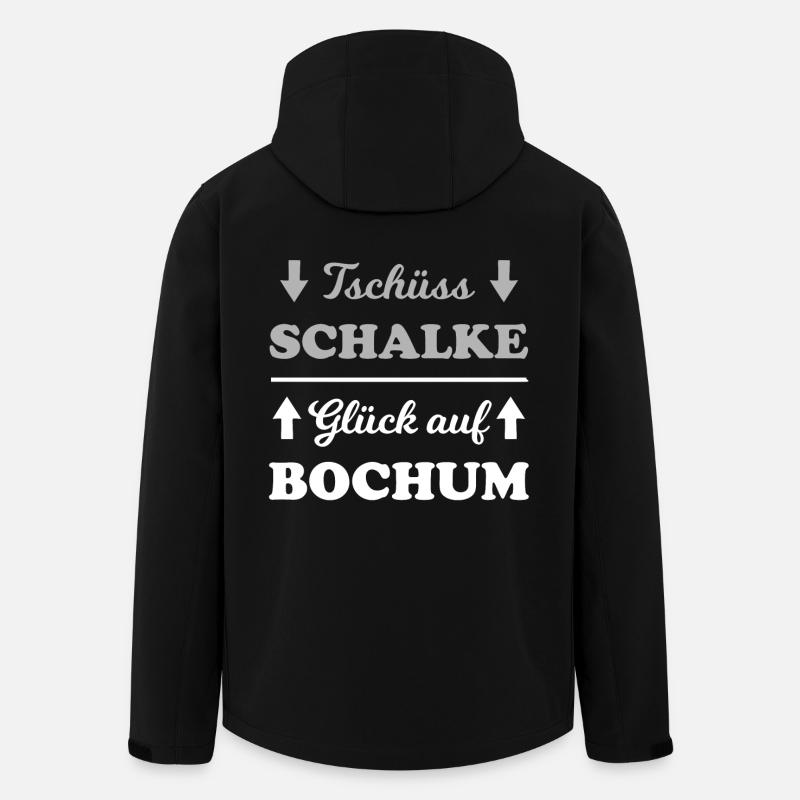 Aufstieg Bochum - Recycelte Männer Softshell-Jacke von Stanley/Stella - Schwarz