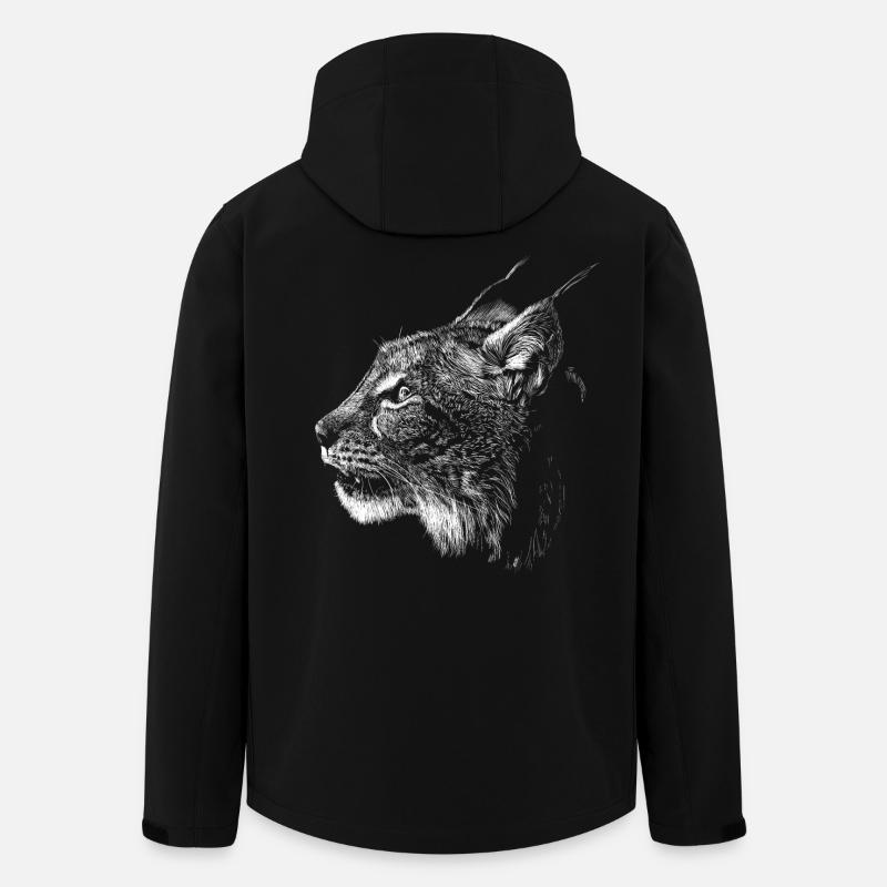 Luchs - Recycelte Männer Softshell-Jacke von Stanley/Stella - Schwarz