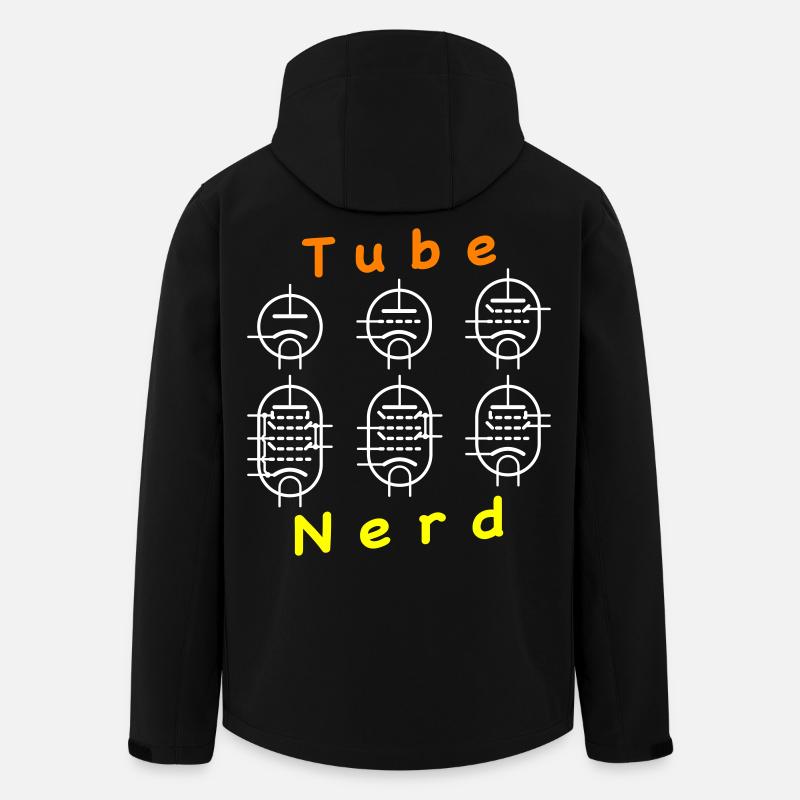 Vacuum Tube Nerd - Recycelte Männer Softshell-Jacke von Stanley/Stella - Schwarz