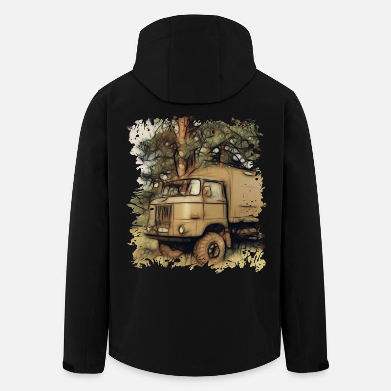 W50 - NVA - Recycelte Männer Softshell-Jacke von Stanley/Stella - Schwarz