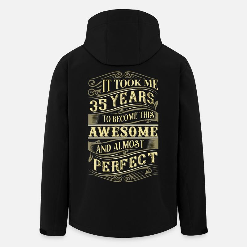 35e anniversaire - Veste softshell homme en polyester recyclé Stanley/Stella - noir