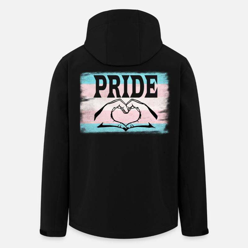 Transgender Pride - Recycelte Männer Softshell-Jacke von Stanley/Stella - Schwarz