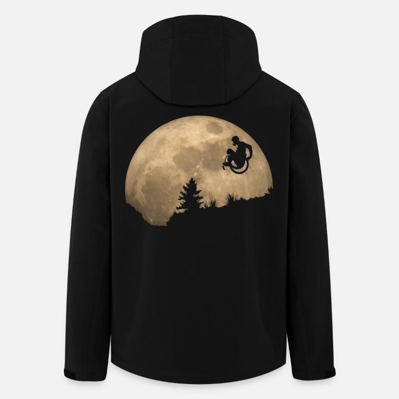 WCMX ET Rollstuhlsprung zum Mond * - Recycelte Männer Softshell-Jacke von Stanley/Stella - Schwarz