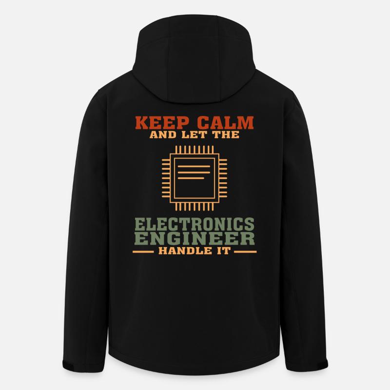 Funny Electronics Engineering Zitat für Electronic - Recycelte Männer Softshell-Jacke von Stanley/Stella - Schwarz